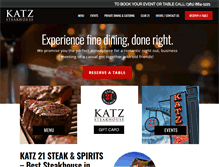 Tablet Screenshot of katz21.com